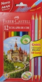 Okładka książki KREDKI DWUSTRONNE 12+3 BPZ-FABER CASTELL