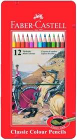 Okładka książki KREDKI RYCERZ 12 SZT METALOWE OPAKOWANIE BPZ-FABER CASTELL