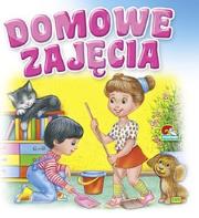 Okładka książki Książeczka do czytania ''Harmonijkowa'' - Domowe zajęcia