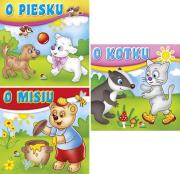 Okładka książki Książeczka do czytania 'sztywne strony ' (15 szt w paczce - mix wzorów)