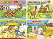 Okładka książki Książeczka do czytania 'sztywne strony mini' (20 szt w paczce - mix wzorów)