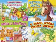 Okładka książki Książeczka do czytania 'sztywne strony mini' (20 szt w paczce - mix wzorów)