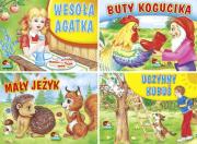 Okładka książki Książeczka do czytania 'sztywne strony mini' (20 szt w paczce - mix wzorów)