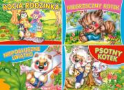 Okładka książki Książeczka do czytania 'sztywne strony mini' (20 szt w paczce - mix wzorów)