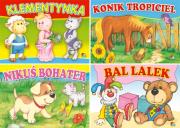 Okładka książki Książeczka do czytania 'sztywne strony mini' (20 szt w paczce - mix wzorów)