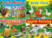 Okładka książki Książeczka do czytania 'sztywne strony mini' (20 szt w paczce - mix wzorów)