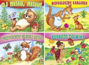 Okładka książki Książeczka do czytania 'sztywne strony mini' (20 szt w paczce - mix wzorów)