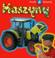 Okładka książki Książeczka z puzzlami - Maszyny FK