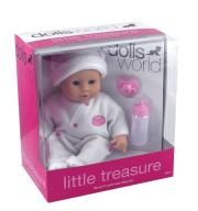 Opakowanie Lalka bobas 38 cm Little Treasure biała