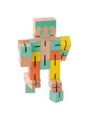 Opakowanie Łamigłówka Puzzle Boy 1 zielony żółty drewno