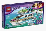 Lego Friends Jacht Dolphin Cruiser. Wydawca: Alegoria. Dadada.pl Opakowanie Lego Friends Jacht Dolphin Cruiser