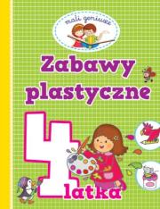 Okładka książki Mali geniusze - Zabawy plastyczne 4-latka