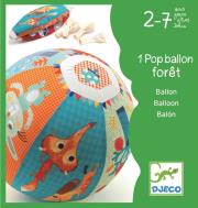 Materiałowa piłka z zestawem balonów Forest ball. Wydawca: Djeco. Dadada.pl Opakowanie Materiałowa piłka z zestawem balonów Forest ball
