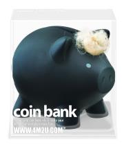 Opakowanie Mini skarbonka świnka blondynka