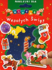 Okładka książki Naklejki dla maluchów. Wesołych Świąt (koperta)