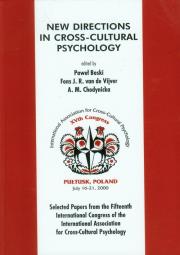 Okładka książki New directions in cross-cultural psychology