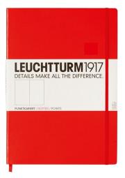 Opakowanie Notatnik Leuchtturm Master Classic w kropki czerwony