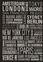 Opakowanie Notatnik Peter Pauper Midi One Hundred Cities Journal