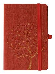 Opakowanie Notes A6 Ivory Drzewo czerwony