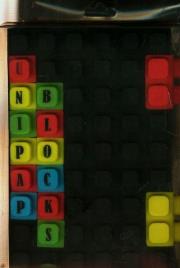 Okładka książki Notes silikonowy A6 Unipap Blocks w kratkę 100 kartek czarny