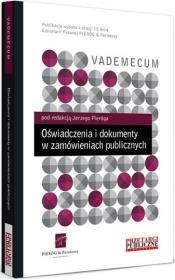 Oświadczenia i dokumenty w zamówieniach publicznych. Autor: Pieróg Jerzy. Dadada.pl Okładka książki Oświadczenia i dokumenty w zamówieniach publicznych
