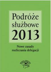 Opakowanie Podróże służbowe 2013
