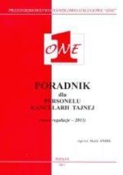 Okładka książki Poradnik Dla Personelu Kancelarii Tajnej (nowe Regulacje)