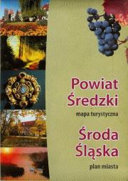 Opakowanie Powiat Średzki mapa turystyczna Środa Śląska plan miasta
