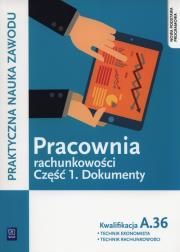 Okładka książki Pracownia rachunkowości cz.1 Dokumenty. A.36