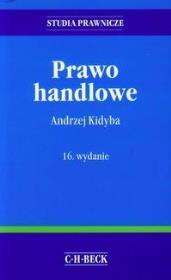 Prawo handlowe. Autor: Kidyba Andrzej. Dadada.pl Okładka książki Prawo handlowe