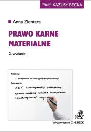 Prawo karne materialne. Autor: Zientara Anna. Dadada.pl Okładka książki Prawo karne materialne