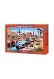 Okładka książki Puzzle 1000 Wenecki kanał we Włoszech CASTOR