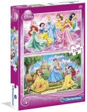 Opakowanie Puzzle 2x20 Księżniczki