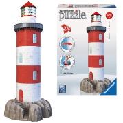 Okładka książki Puzzle 3D - Przybrzeżna Latarnia Morska