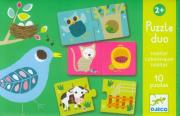 Opakowanie Puzzle pary - Zwierzęta i ich domy