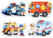 Okładka książki Puzzle x 4 - Rescue Services CASTOR