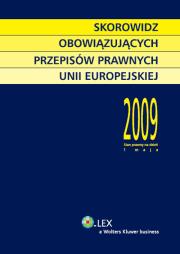 Opakowanie Skorowidz Obowiązujących Przepisów Prawnych Unii Europejskiej 2007/2008