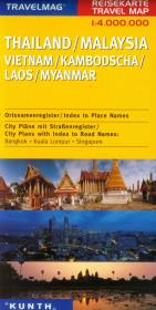 Opakowanie Travelmag Thailand/Malaysia 1:4000 000