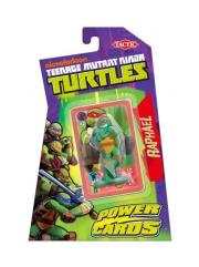 Opakowanie Turtles Power Cards gra z figurką. Rafael
