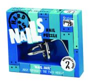 Układanka metalowa Krzywy Gwóźdź. nr. kat PPN0013. Autor: Professor Puzzle. Dadada.pl Okładka książki Układanka metalowa Krzywy Gwóźdź. nr. kat PPN0013