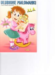 Okładka książki Ulubione malowanki - Ala