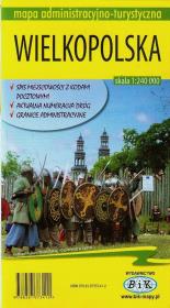 Opakowanie Wielkopolska mapa administracyjno-turystyczna