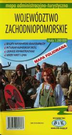 Opakowanie Województwo Zachodniopomorskie mapa administracyjno-turystyczna