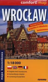 Opakowanie Wrocław laminowany plan miasta 1:18 000