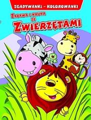Zabawa i nauka ze zwierzętami. Autor:   Praca zbiorowa. Dadada.pl Okładka książki Zabawa i nauka ze zwierzętami