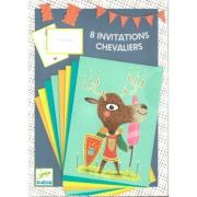 Zaproszenia urodzinowe Na zamku. Wydawca: Djeco. Dadada.pl Opakowanie Zaproszenia urodzinowe Na zamku