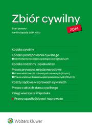 Opakowanie Zbiór cywilny 2014  K.C., K.P.C., K.R.O., P.P.M., K.S.C., A.S.C., K.W.H., P.U.N.