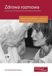 Zdrowa rozmowa. Autor: Janowicz Anna, Krakowiak Piotr, Paczkowska Agnieszka, Sikora Barbara. Dadada.pl Okładka książki Zdrowa rozmowa