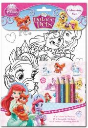 Opakowanie Zestaw do kolorowania z kredkami. Palace Pets