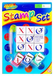 Opakowanie Zestaw pieczątek Kółko i krzyżyk